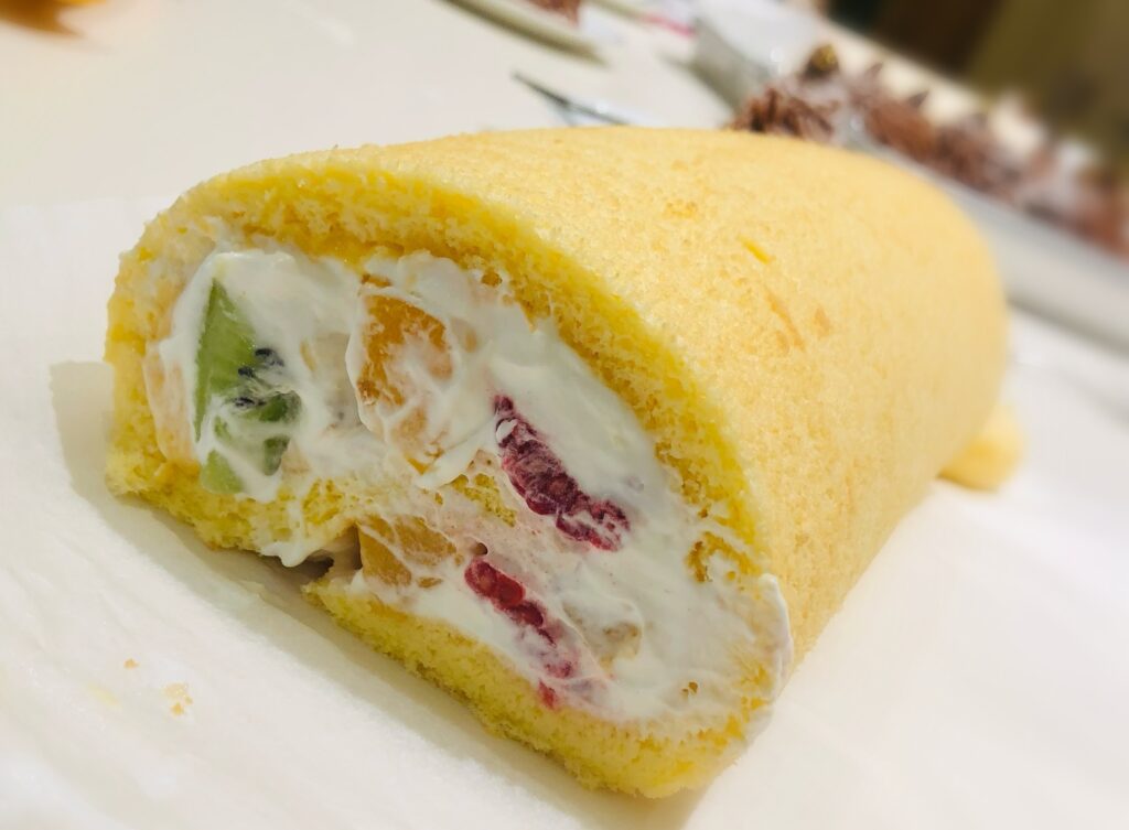 ★トライフルロール(ビスキュイ生地)