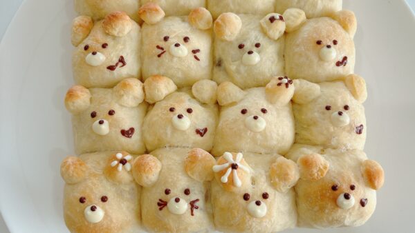 くまのちぎりパン